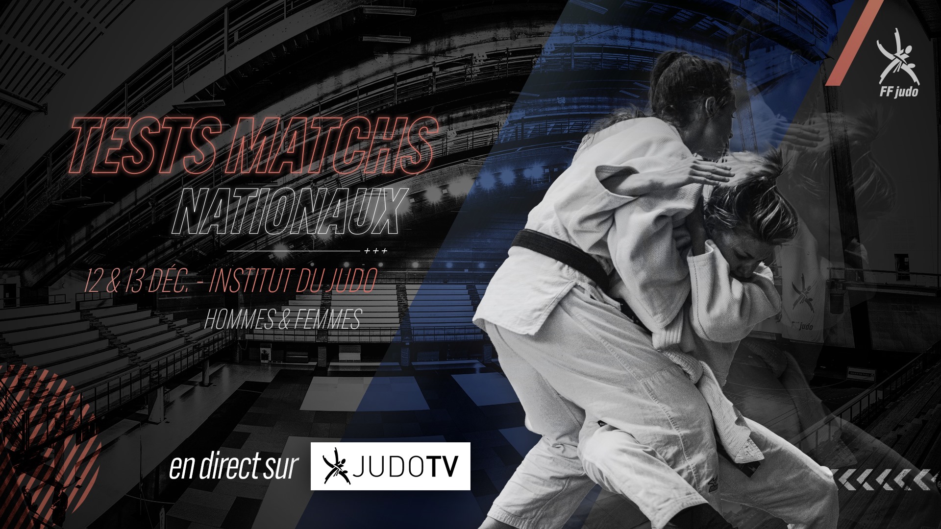 Tests match nationaux à l’Institut du judo