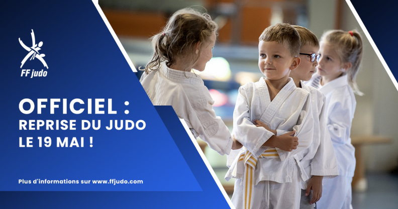 Reprise du judo pour les mineurs le 19 mai.