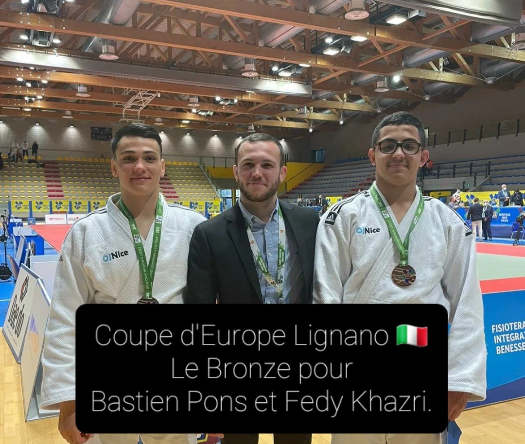 Coupe d’Europe de Lignano (Italie), le Bronze pour Fedy Khazri et Bastien Pons.