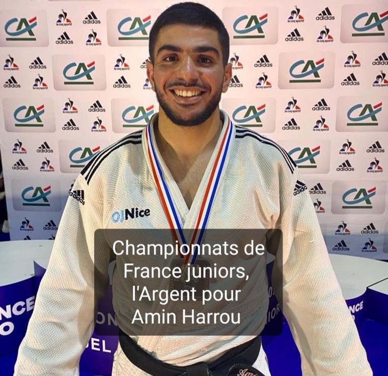 Amin Harrou se pare d’Argent aux Championnats de France juniors.