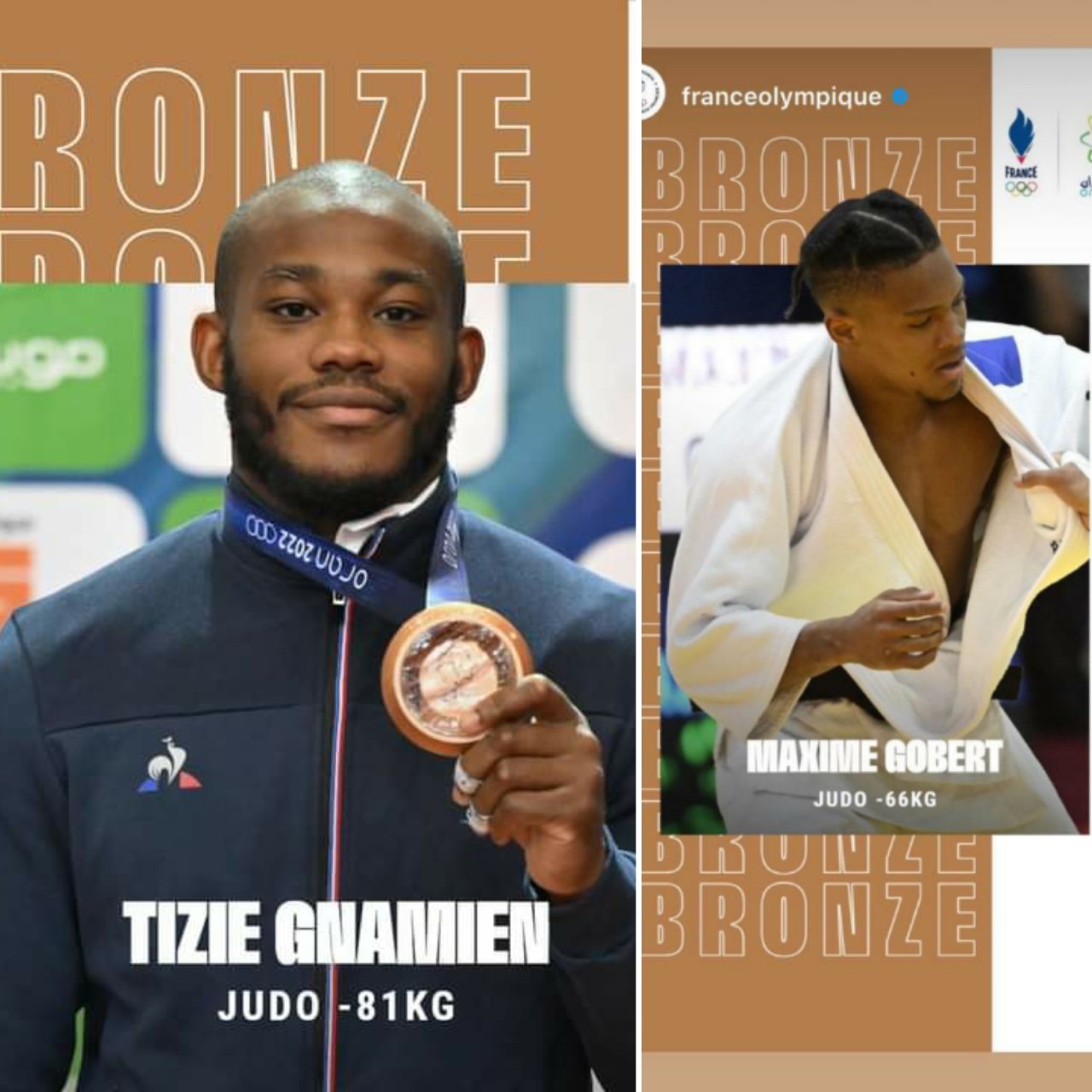 Jeux Méditerranéens de Oran : Tizie Gnamien et Maxime Gobert apportent deux nouvelles médailles à la France.