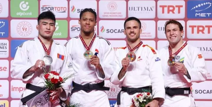 Grand Slam d’Astana, Maxime Gobert en en Bronze.